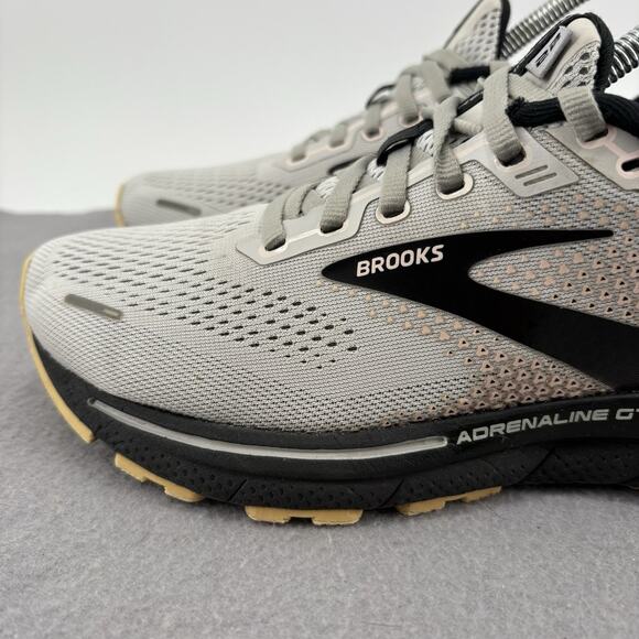 Brooks Adrenaline GTS 22 Womens 8 Shoes Gray Sneaker Running 1203531B035 - Picture 3 of 16